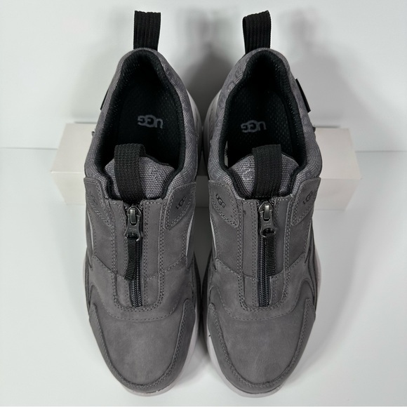 UGG CA805 ZIP GORE TEX MENS SHOES SIZE 9 DARK GREY GRAY WATERPROOF ZIPPER NEW - Picture 2 of 10